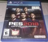 Vendo Pes 2018 ps4