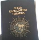 Nueva Enciclopedia tematica de color azul oscuro