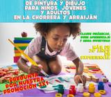 Clases a Domicilio de Dibujo y Pintura para Niños Jóvenes y Adultos