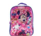 MINNIE MOUSE MOCHILA ESTILO HISTORIA DE 16 PULGADAS CON 3 DISEÑOS INTERCAMBIABLES