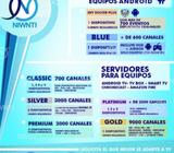 Disfruta de 700 a 9000 canales con Niwnti Iptv, muchas opciones y diversos servidores!